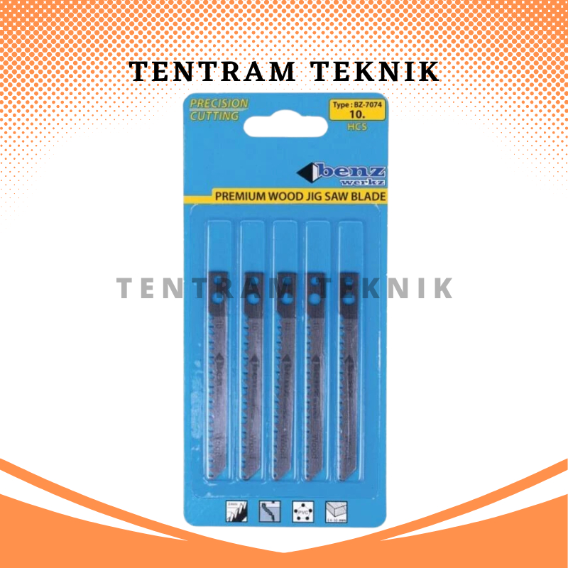 Mata Jigsaw No. 10 Benz / Mata Gergaji Triplek Kayu Benz / Mata Jig Saw No 10 Benz