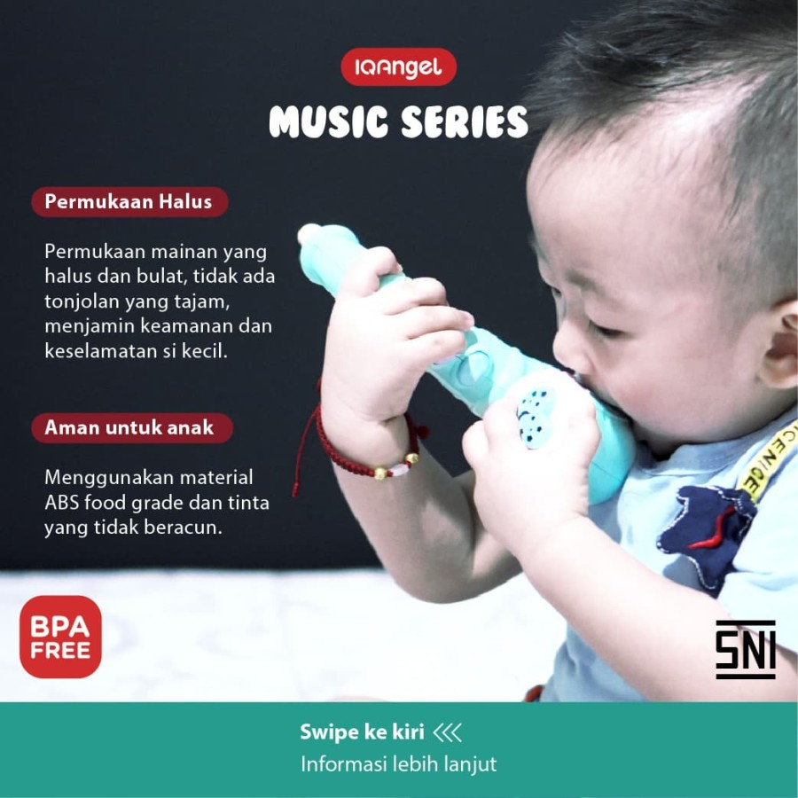 IQAngel  Saxephone Toys / Mainan Bayi Musik | Baby Musical Toys