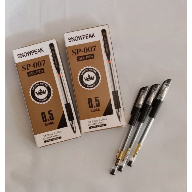 

PENA GEL-SNOWPEAK SP-007 ISI 12PCS/ALAT TULIS PERLENGKAPAN SEKOLAH