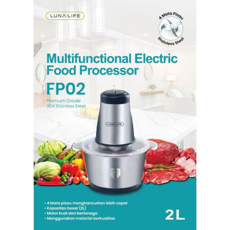 Food Processor Chopper LUNA LIFE