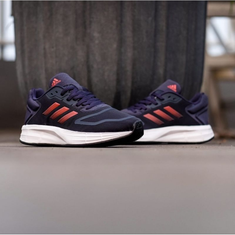 Sepatu Running Adidas Duramo 10 Black Scarlet Original Made Indonesia