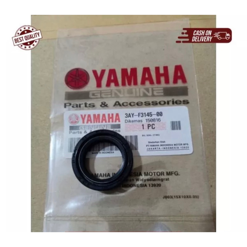 Seal Shockbreaker 3AY-F3145-00 sil shok Depan front fork seal yamaha Mio Jupiter z Vega crypton pnp grand vario beat Original