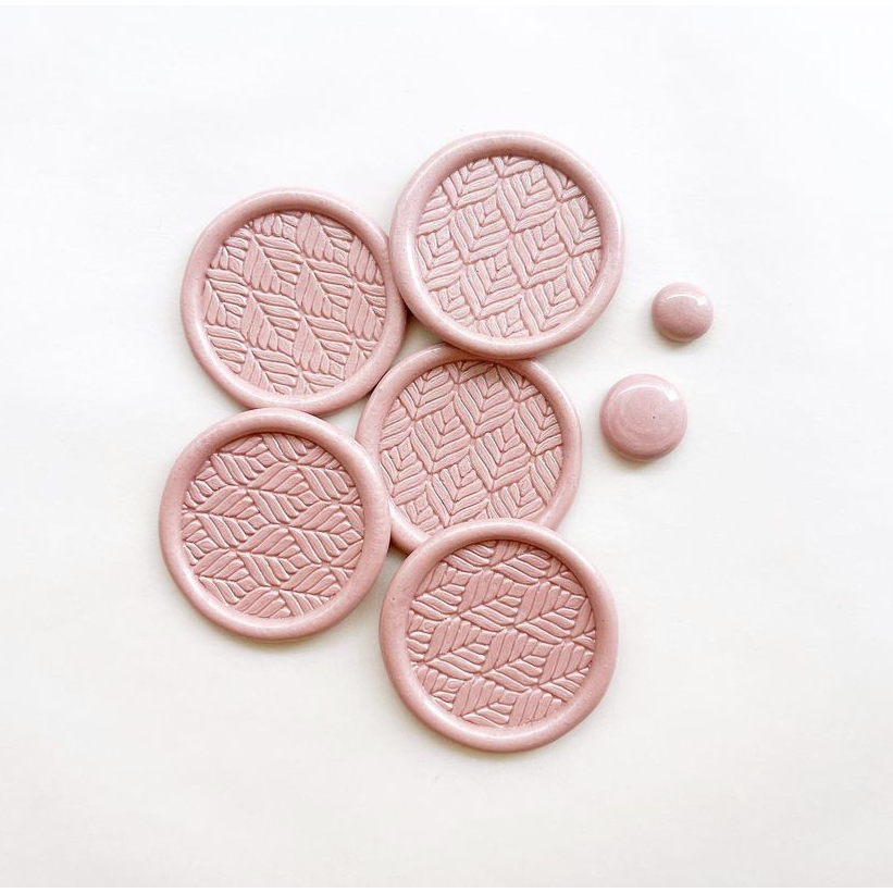 

(PRMHS) Levine (Flamingo) - 1 Pcs seal wax coin sticker siap pakai ready stock (Include double tape) / souvenir pernikahan / accesories / calligraphy / journaling / undangan / hampers