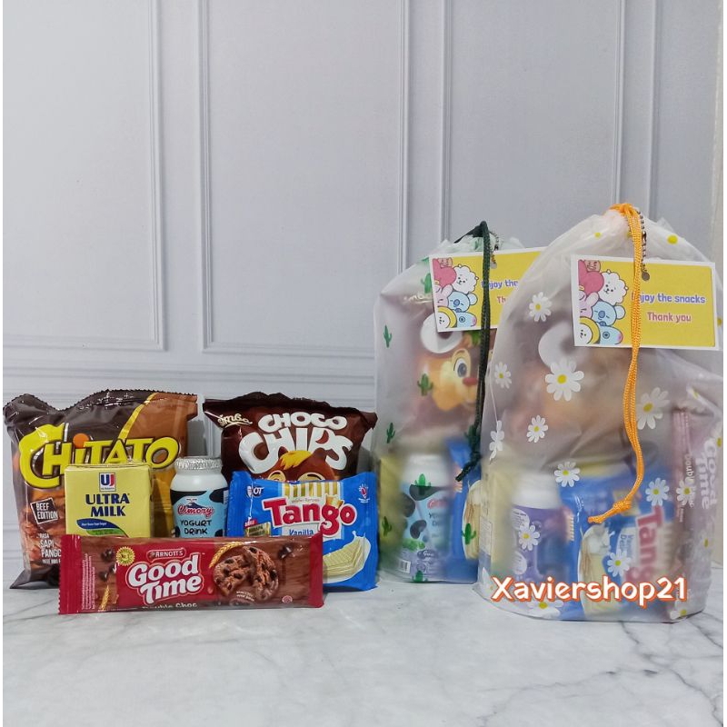 

Paket Snack Full Snack Kemasan Pouch Serut (Free Card)