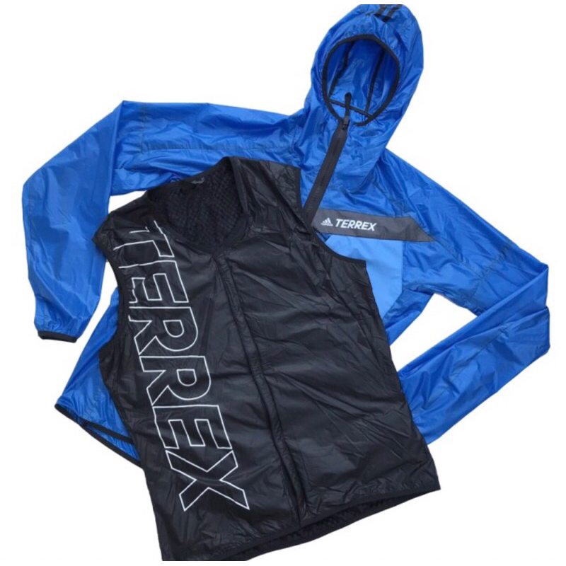 Jaket Olahraga Running Adidas Terrex Winbreaker Vest Jacket Original