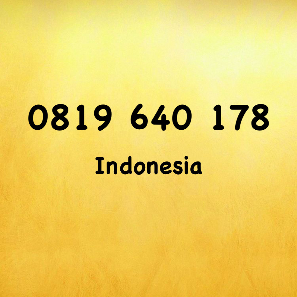 Nomor Cantik XL Bebas 10 Digit Seri 1788 - 0819 640 178