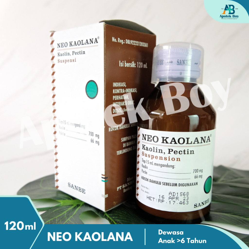 NEO KAOLANA SYRUP 120 ML ( OBAT DIARE ANAK - SIRUP DIARE - KAOLIN - PECTIN )