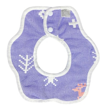 BV.ID CLM1158 Apron Baby Bibs Celemek Bayi Penyerap Air Liur Karakter Lucu Bentuk Bunga Slabber Bayi