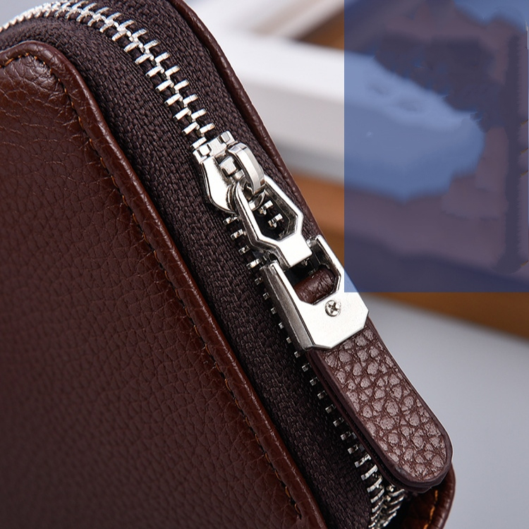 DOMPET PANJANG WANITA MELIORA WA720B7 TALI PENDEK BESAR SLOT KARTU RESLETING KOIN PREMIUM KOREA CEWEK KEKINIAN REMAJA BATAM SIMPLE MURAH IMPORT DEABOLAR ORIGINAL MUAT HP COKLAT KULIT BRANDED