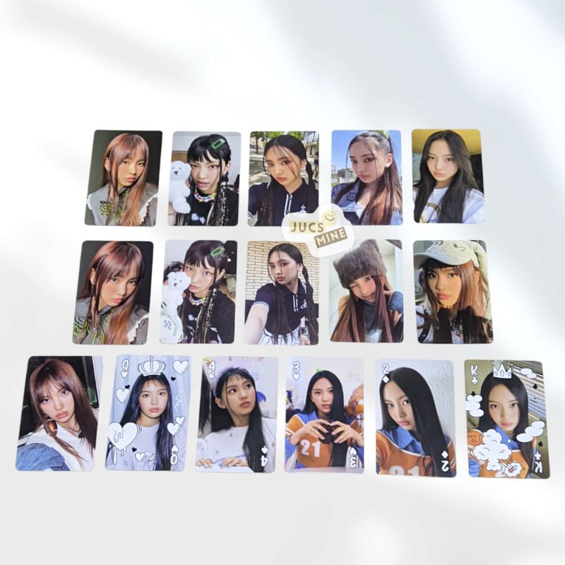 [SHARING] OFFICIAL PC | PHOTOCARD NEWJEANS HYEIN DANIELLE NEW JEANS ; OMG BLUEBOOK WEVERSE KEPANG KU