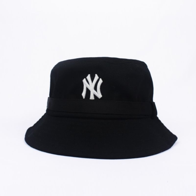 Bucket Hat MLB NY Yankees Black OSFA Adjustable Second Murah Original
