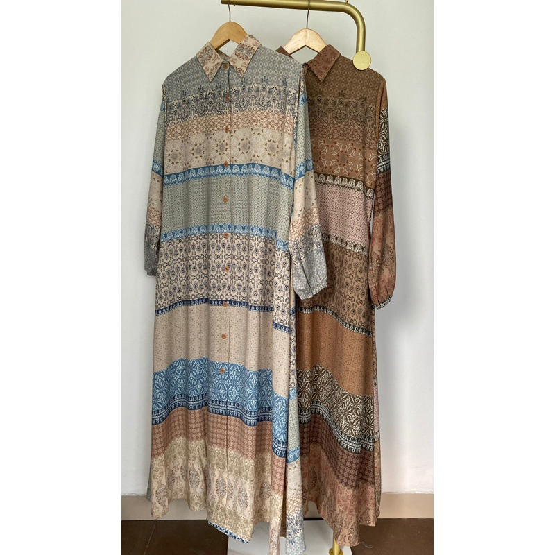 Gamis Etnik Cantik | Gamis Etnik | Gamis Resmi Ready Bogor