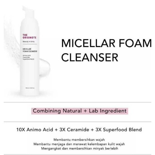 THE ORIGINOTE Micellar Foam Cleanser/Pembersih wajah