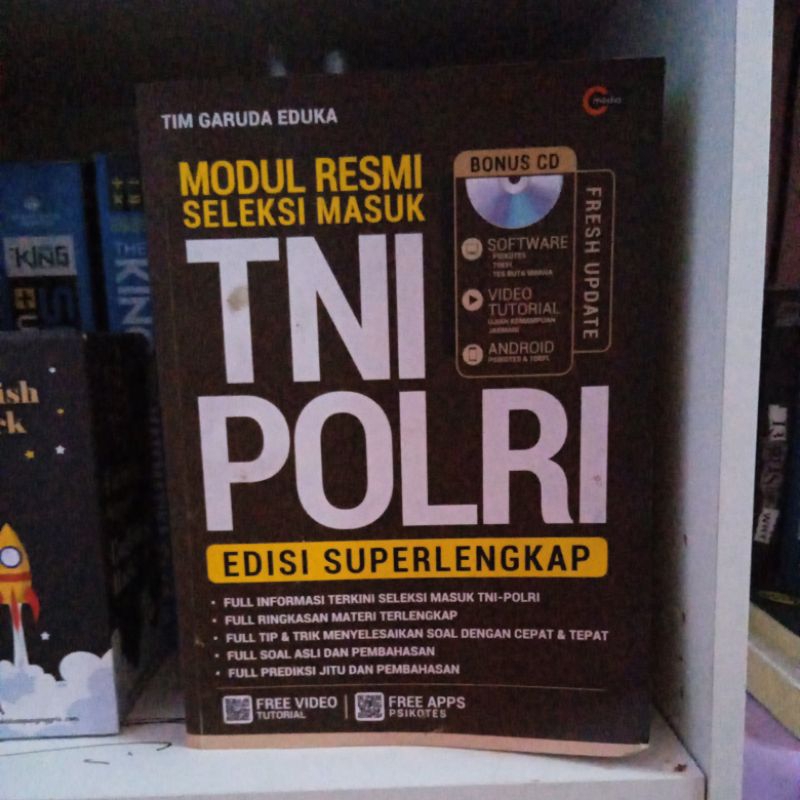 Buku modul resmi seleksi masuk TNI POLRI preloved