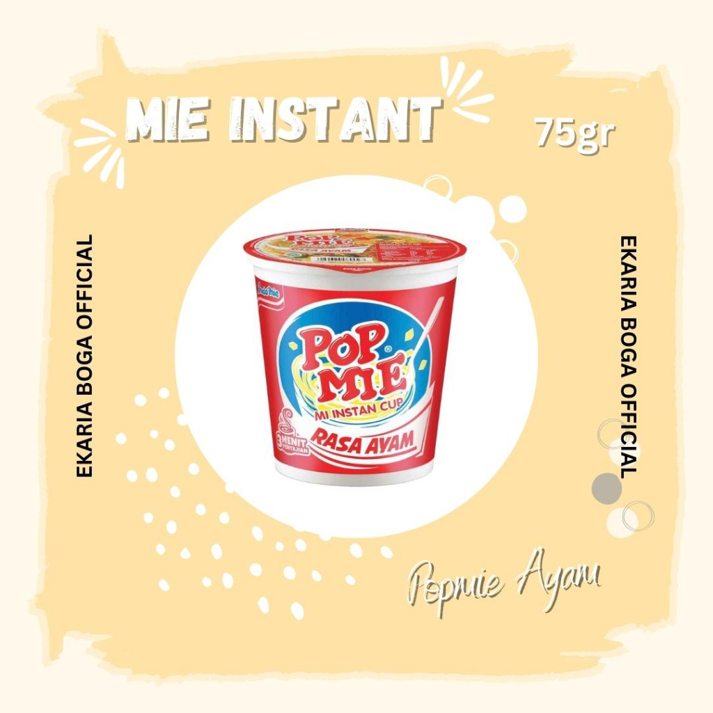 MIE | MIE INSTAN | MIE INSTAN CUP | POP MIE | POPMIE