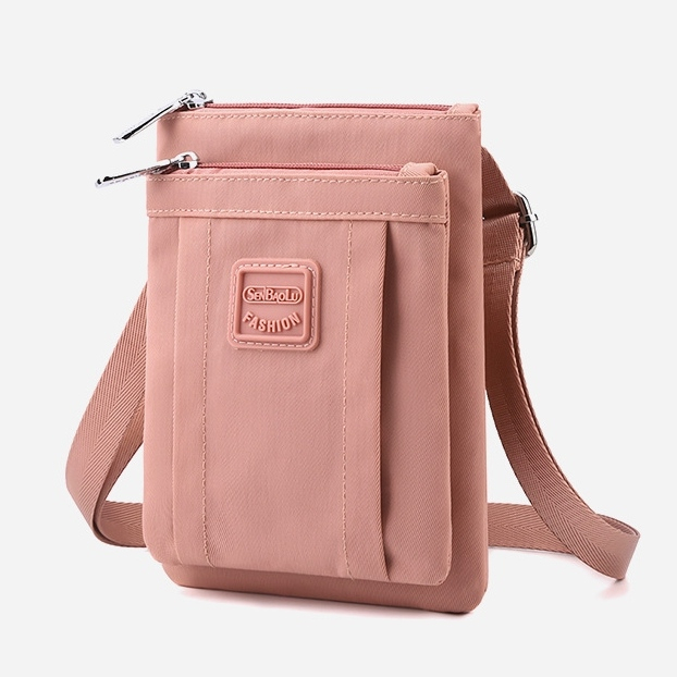 TAS SELEMPANG WANITA SLING BAG KOREA REMAJA KEKINIAN CEWEK KECIL KANVAS PREMIUM IMPORT FASHION LUCU BRANDED BATAM PINK YARELLA TA825P3 SIMPLE CASUAL SHOULDER BAHU TERBARU