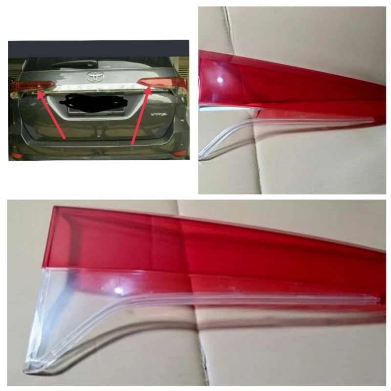 mika lampu refektor bagasi Fortuner vrz