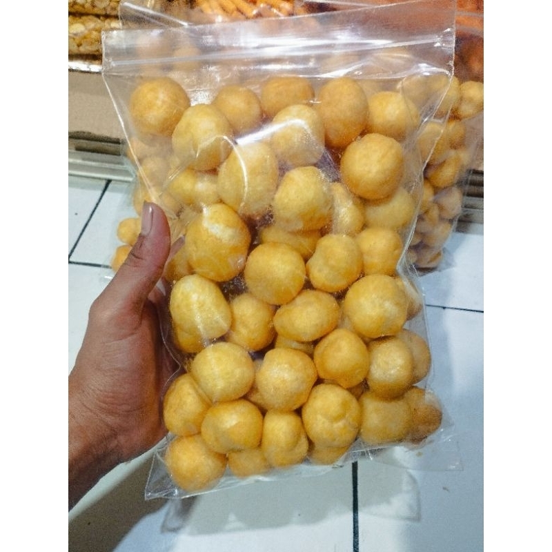 

krupuk baso ikan/ amplang ikan tengiri guriih empuk dan renyah