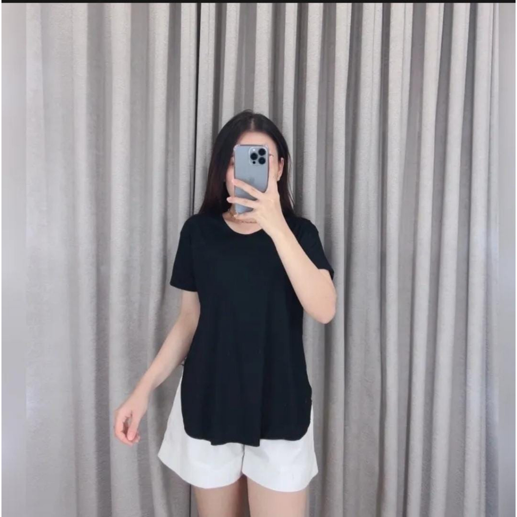 Kaos Oversize Lengan Pendek Kaos Wanita Atasan Wanita SpandeK Kaos MUrah