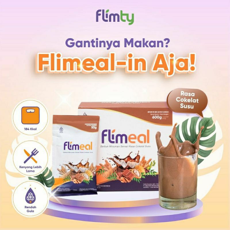 FLIMEAL TRAVEL PACK ISI 4 SACHETRASA COKLAT SUSU