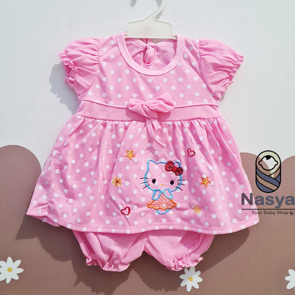 [N-018] Setelan Baby New Born ( 0-6 month) / Baju Bayi Perempuan MURAH