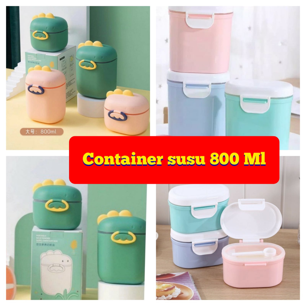 KONTAINER SUSU Bayi , KONTENER SUSU Tempat Kotak Penyimpanan Susu Tempat susu Bubuk