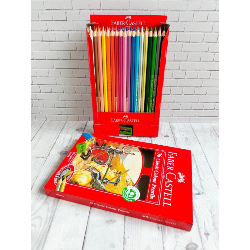 

Pensil Warna Faber-Castell Classic Colour Pensil ( perpack 36 warna )