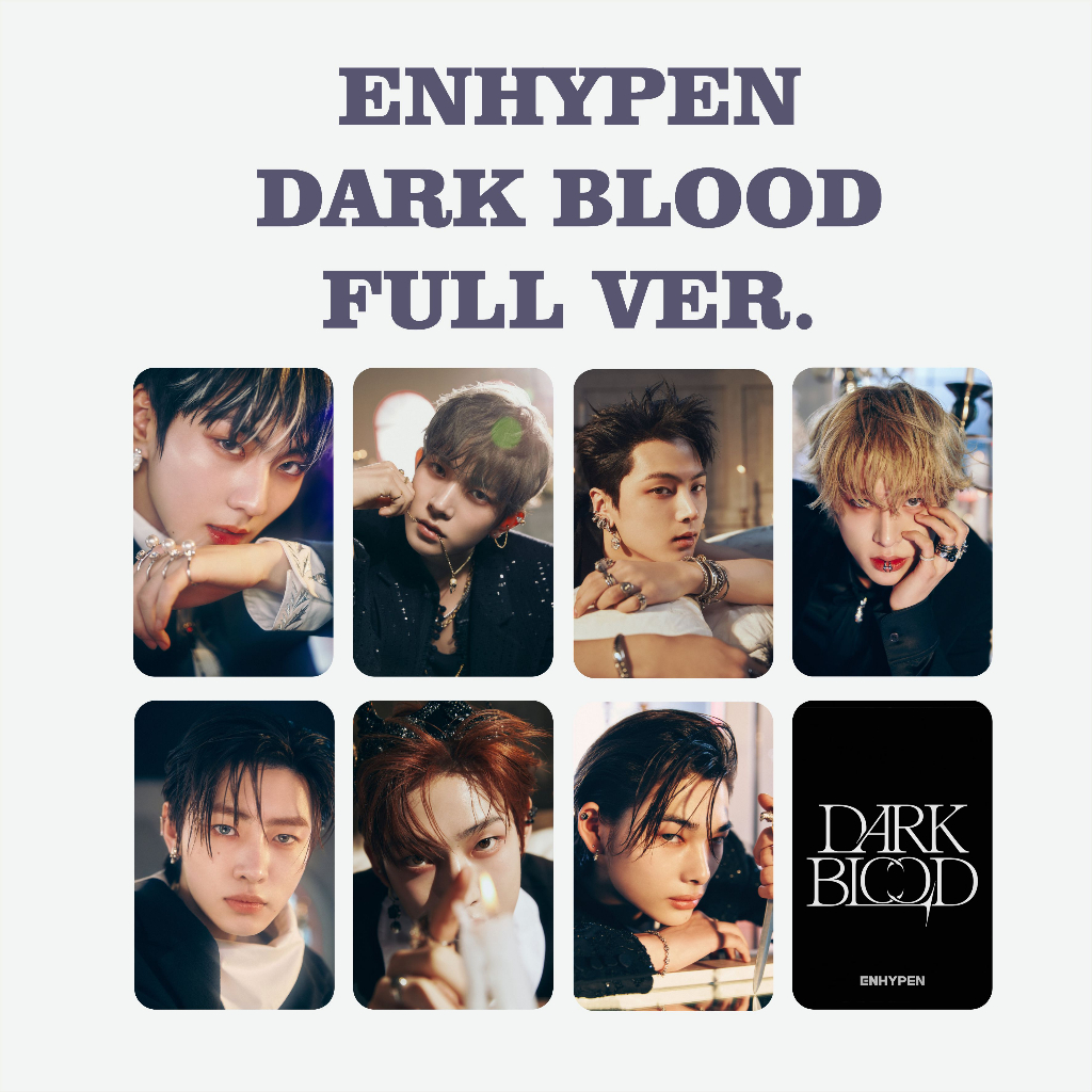 Photocard Enhypen DARK BLOOD