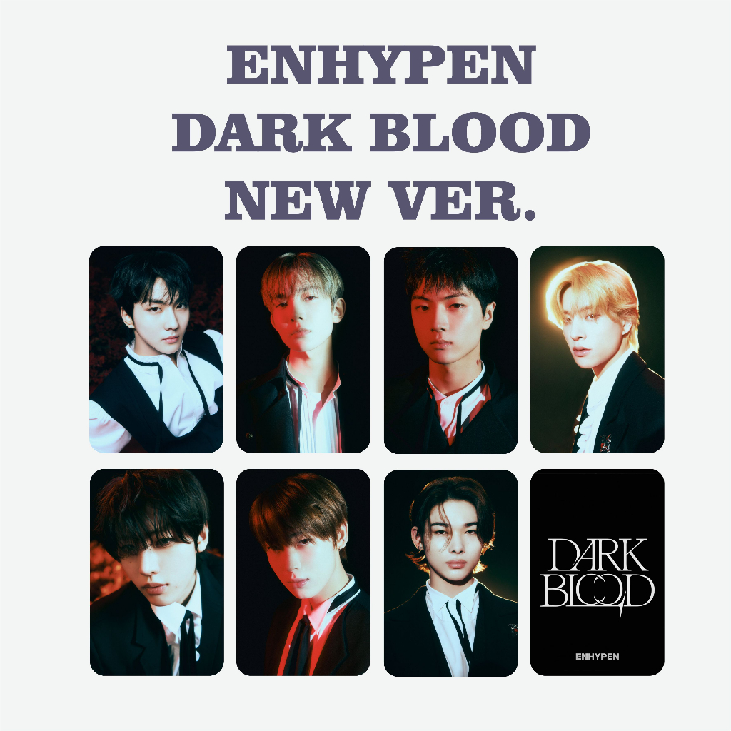 Photocard Enhypen DARK BLOOD