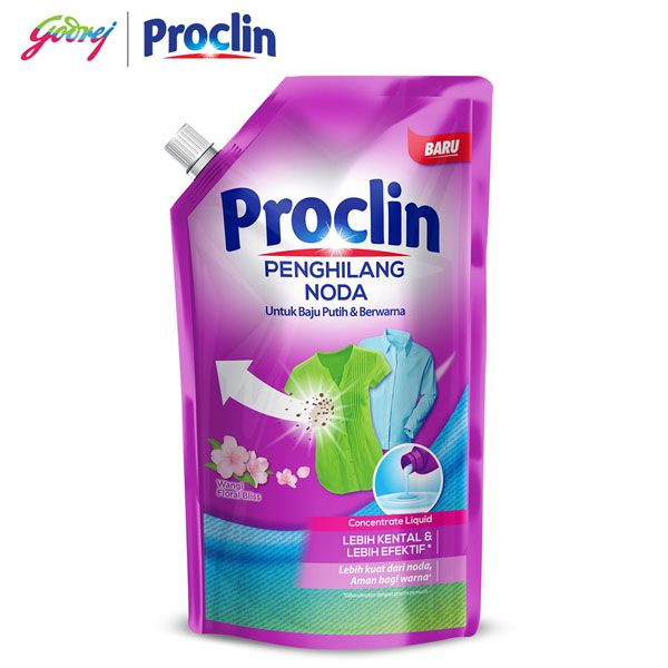 Proclin Penghilang Noda Pouch 800 ml - Penghilang Noda Pakaian_Cerianti