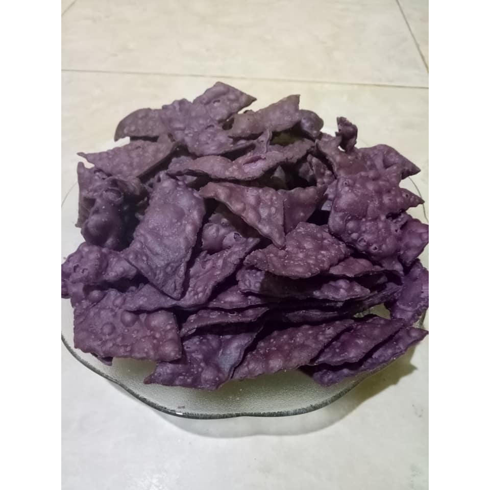 

KUE BAWANG UBI UNGU ASLI HALAL isi 500gr