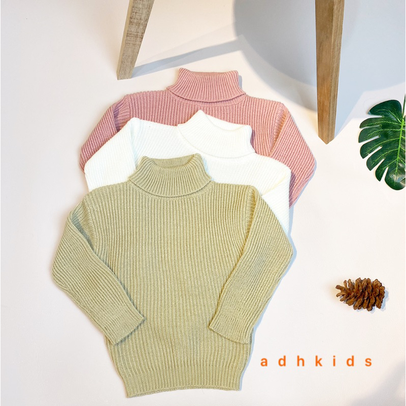 sweater turtleneck rajut anak &quot;adh.kids&quot; 06 - 4 tahun