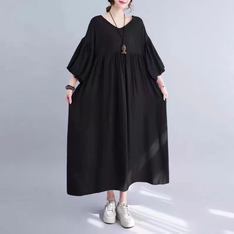 DRESS TERBARU FASHION MUSLIM 2023 DEYRA TUNIK BAHAN CRINKLE MOTIF POLOS LENGAN SERUT OUTFIT MINIMALIS STYLE WANITA REMAJA TERBAIK PAKAIAN KASUAL LONG TUNIK IMPORT