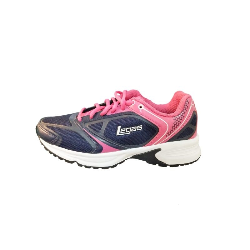 Sepatu League Legas Cewe Navy Neptune 2 La W Running Shoes Wanita Original