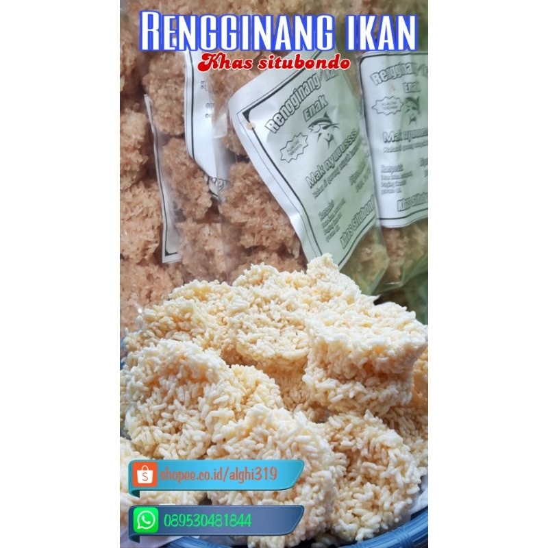 

Rengginang ikan 500gr khas situbondo gurih nikmat maknyussss