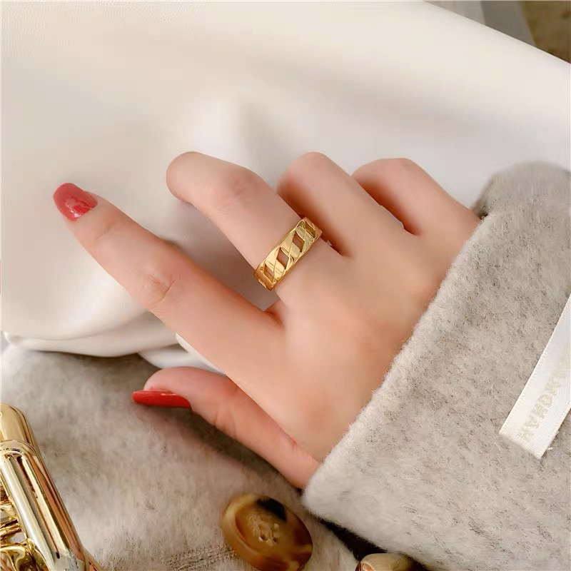 Cincin Titanium Sisik Naga
