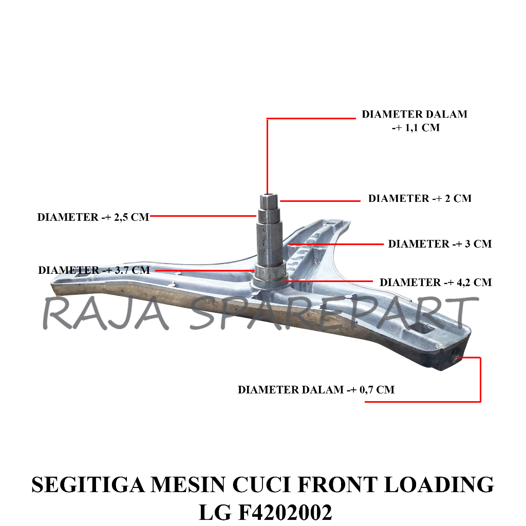 SEGITIGA MESIN CUCI FRONT LOADING LG F4202002