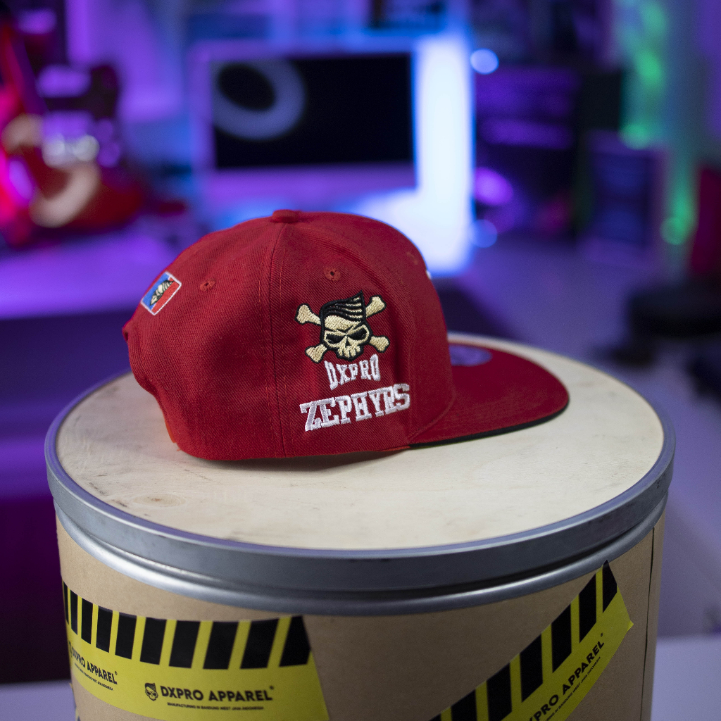 Topi Snapback DXPRO RED BEAR