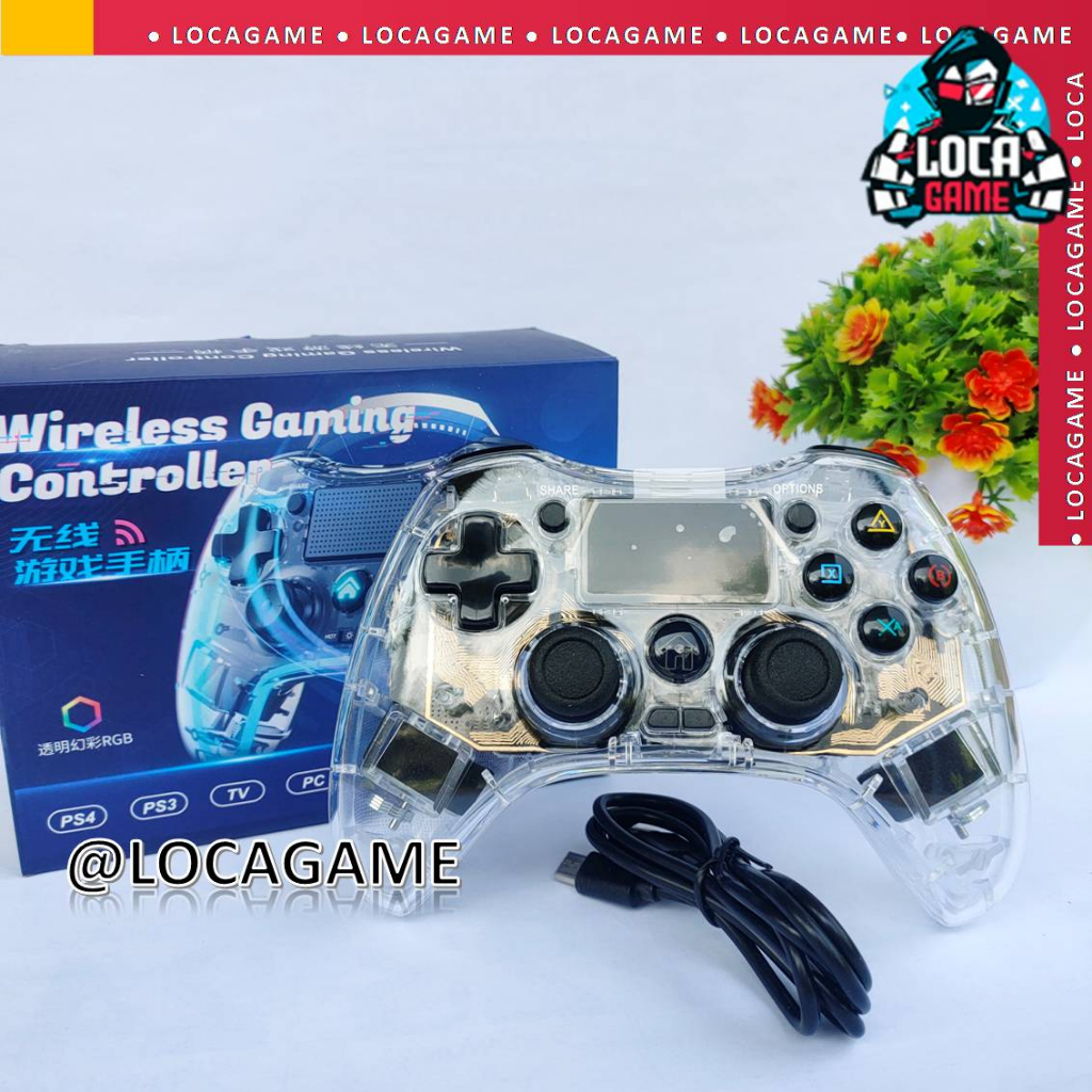 Stik Stick PS_4 Wireless Gaming Controller BSP-PO5 untuk PS_3/PS_4/TV/PC