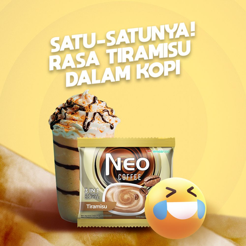 

Neo Coffee Kopi Instant (6+3) Tiramisu 180g