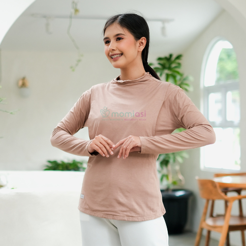 Manset Ibu Meyusui Lengan Panjang Long Sleeve Premium by Momiasi