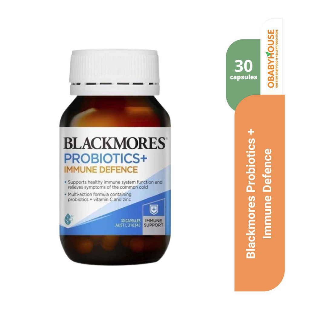 Blackmores Probiotic + Immune Defence 30 Capsules