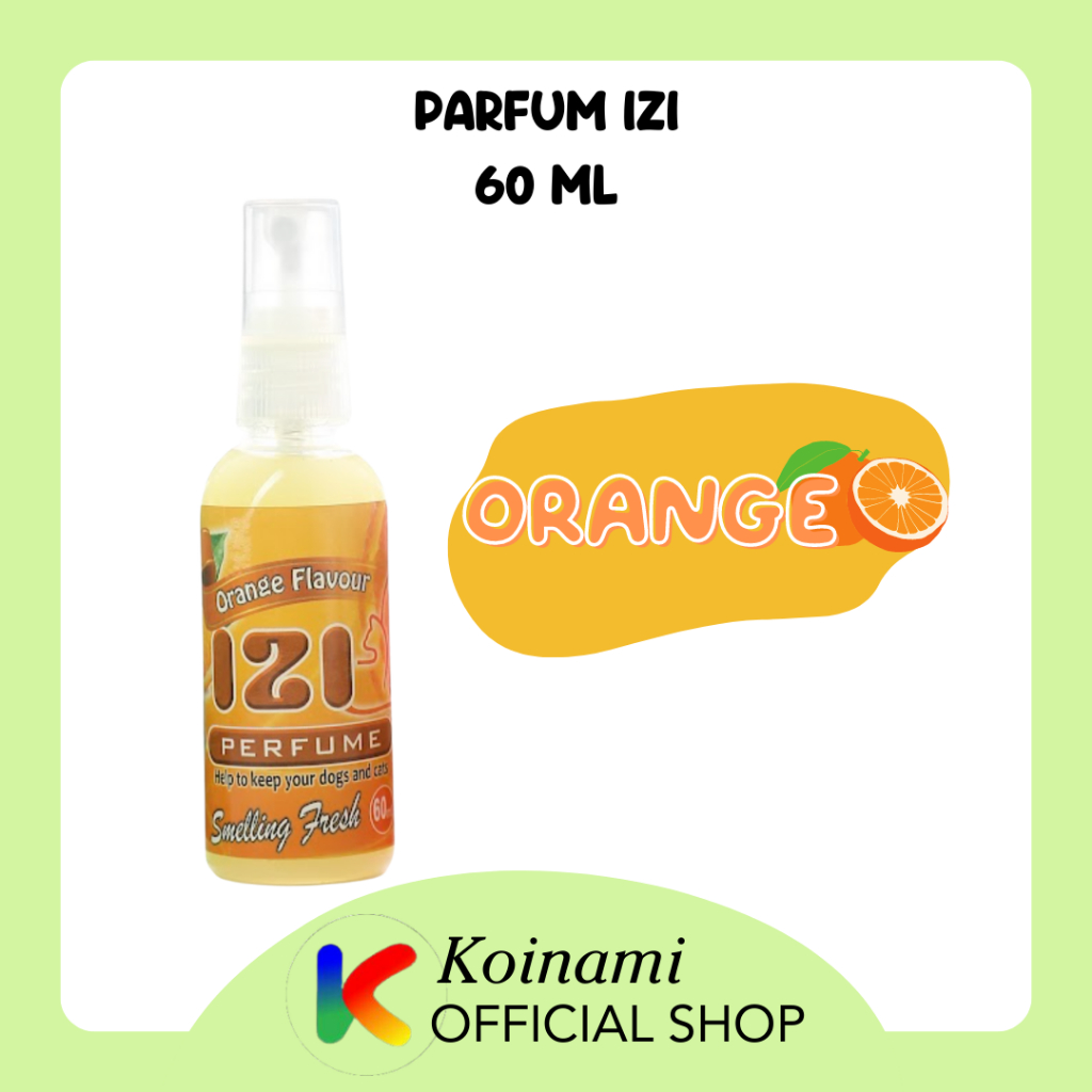 PARFUM IZI 60ml untuk kucing anjing / minyak wangi kucing anjing / grooming / btm