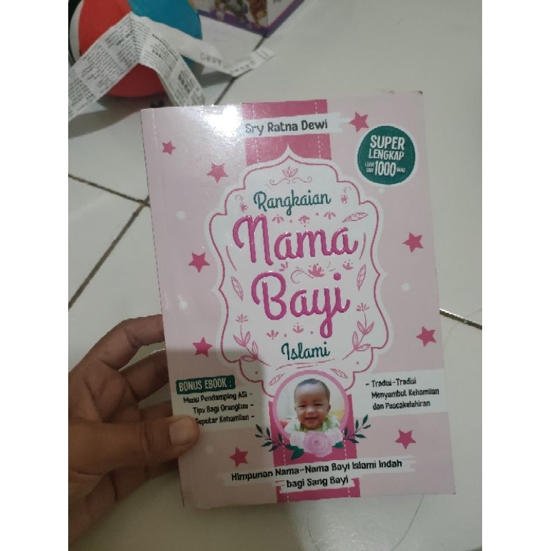 PRELOVED BUKU NAMA BAYI/BUKU NAMA BAYI/REKOMENDASI NAMA HAYI