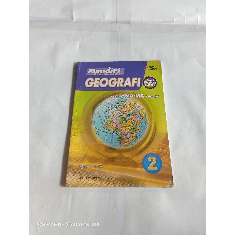 BUKU MANDIRI GEOGRAFI SMA MA KLS XI KTSP BALPARI
