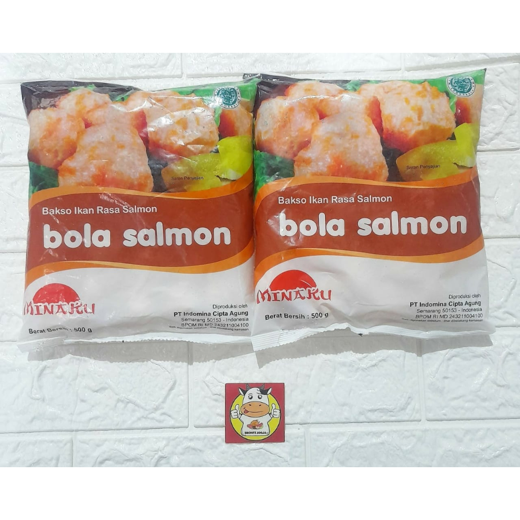 

MINAKU BOLA SALMON 500GR - FROZEN FOOD - BRONTZ JOGJA