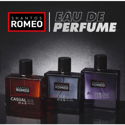 Shantos Romeo Fragrance Eau De Perfume 100 mL / Parfum Pria / Parfume Pria Wangi Awet dan Tahan Lama