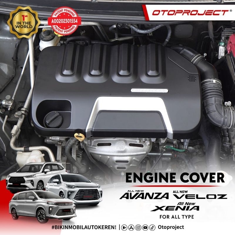 engine cover penutup mesin Avanza Xenia Veloz 2024 2022 2023