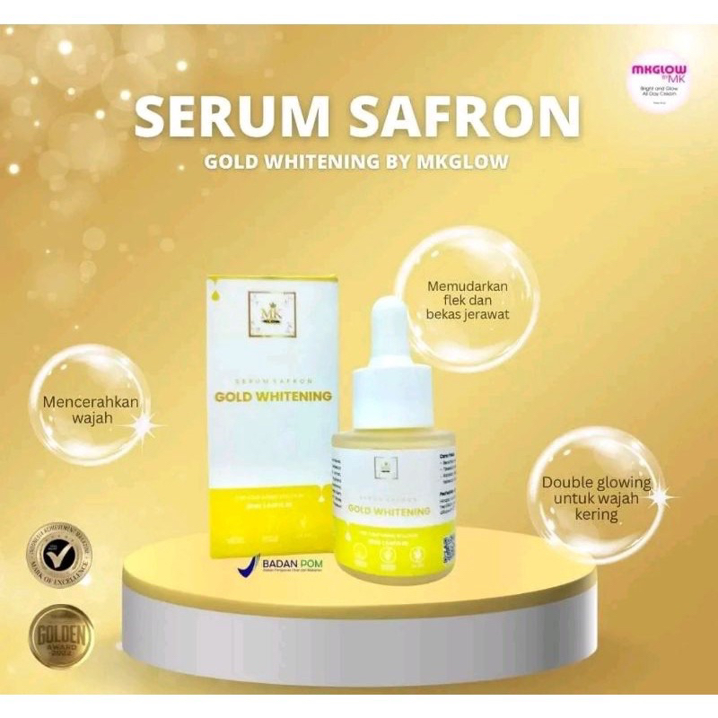SERUM SAFRON WHITENING 24 KARAT MK GLOW