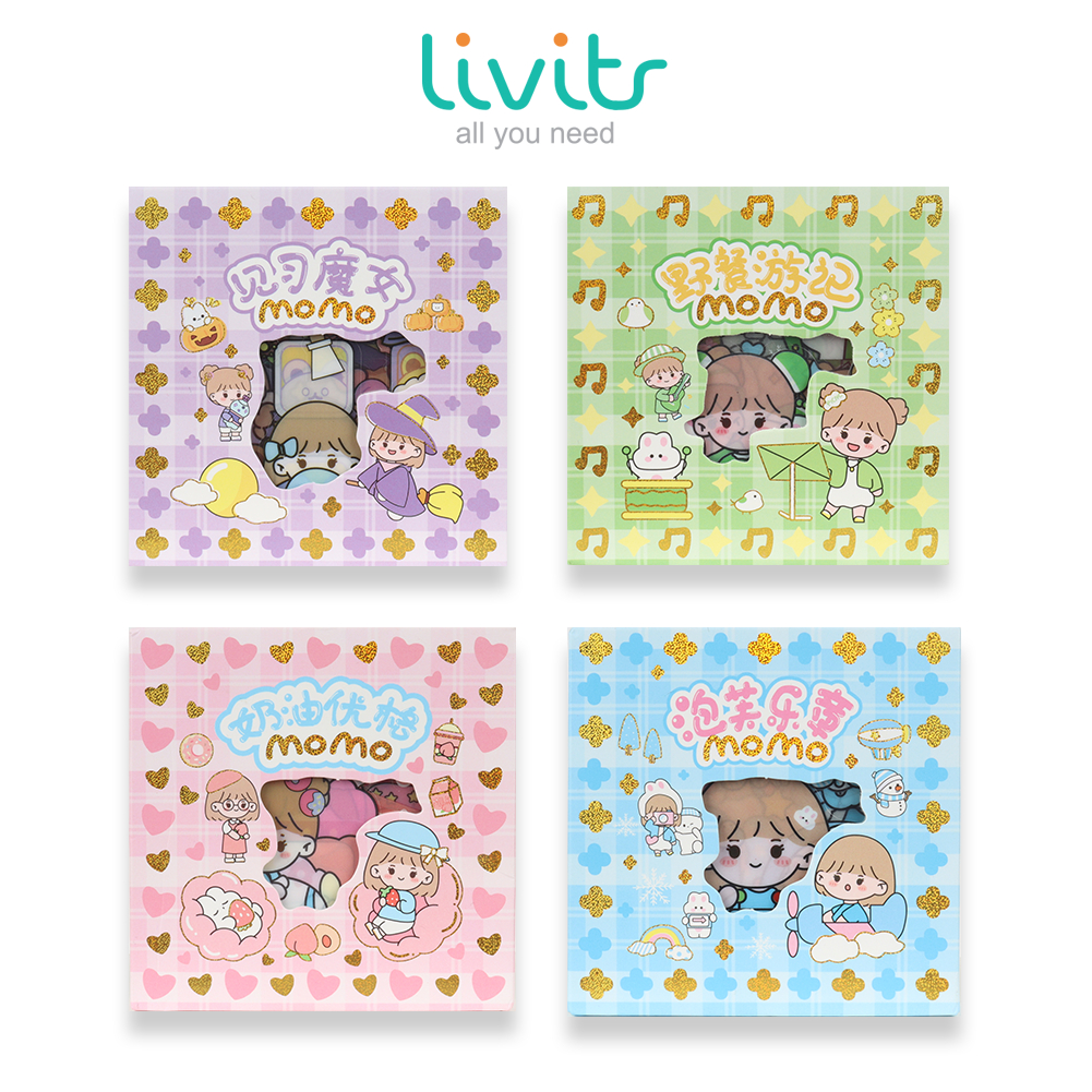 

MOMO SELOTIP ROLL STICKER KOREA DEKORASI AESTHETIC / STICKER DIY TUMBLR BINDER CASE HP / STICKER ANAK